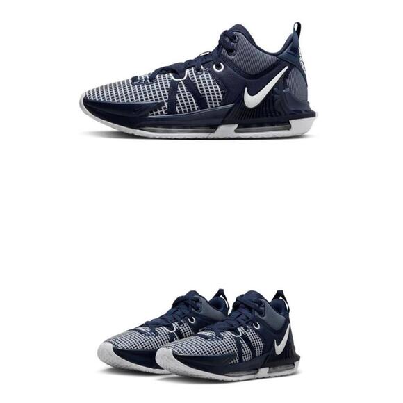 Nike LeBron James Witness 7 Low Navy Basketball Shoes DZ3299-401 Men’s Size 11 main image 4